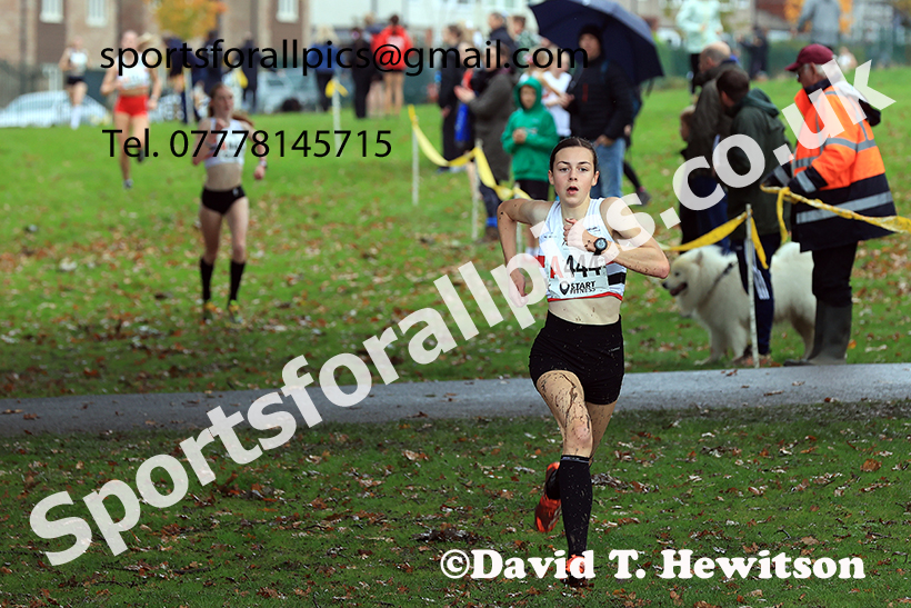 Womens under-17s, 2024 Northern Cross Country Relays, Graves Park, Sheffield.   Photo: David T. Hewitson/Sports for All Pics
